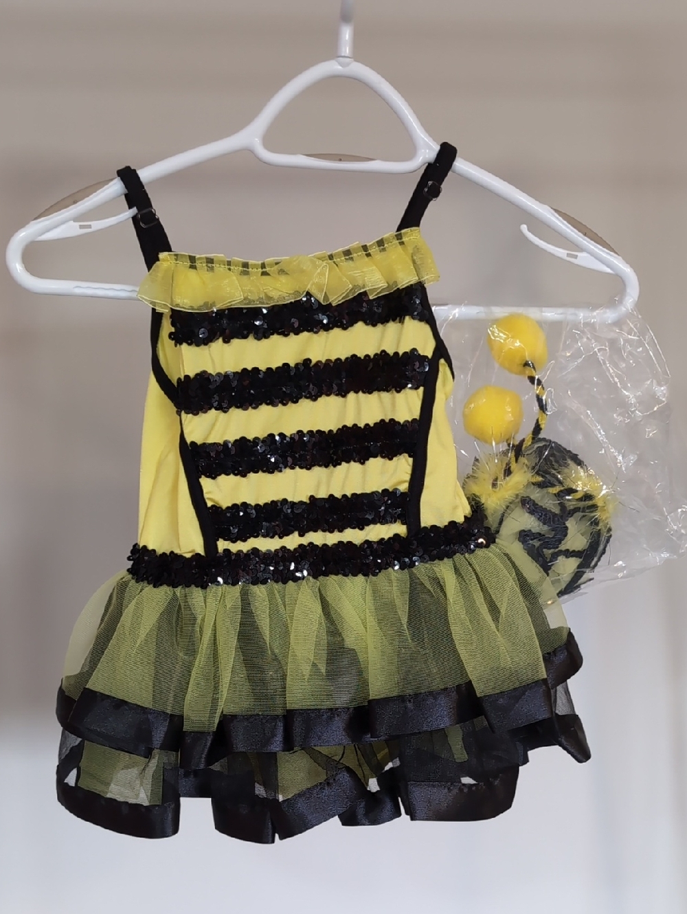 Yellow and Black Bee Tutu Costume for Kids